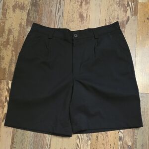 Under Armour‎ Shorts Mens 36 Black Performance 100% Polyester Golf